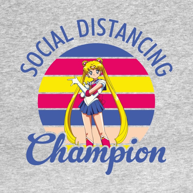 Sailor Moon Social Distancing Champion by Rebus28